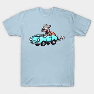 Dog Driving A Car T-Shirt